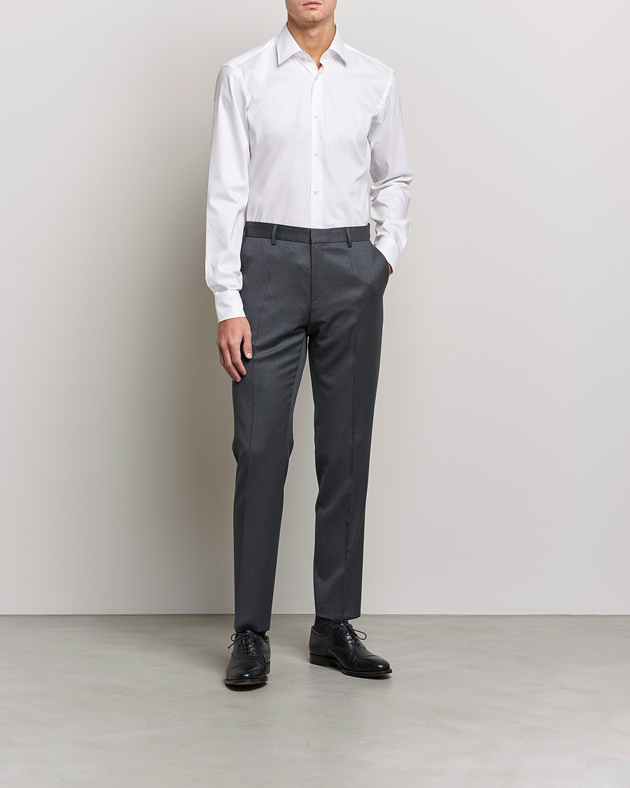 Herre | Afdelinger | BOSS BLACK | Joe Regular Fit Shirt White