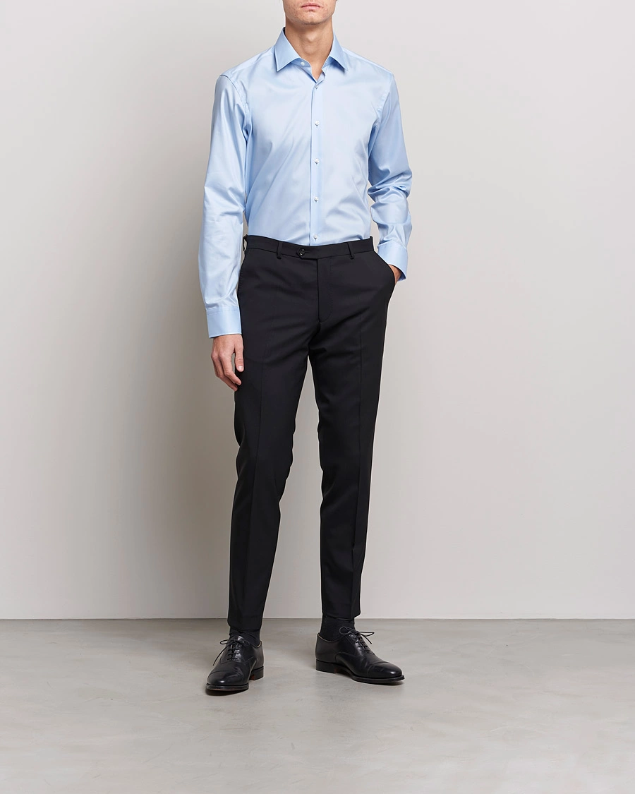 Herr | Skjortor | BOSS BLACK | Joe Regular Fit Shirt Light Blue