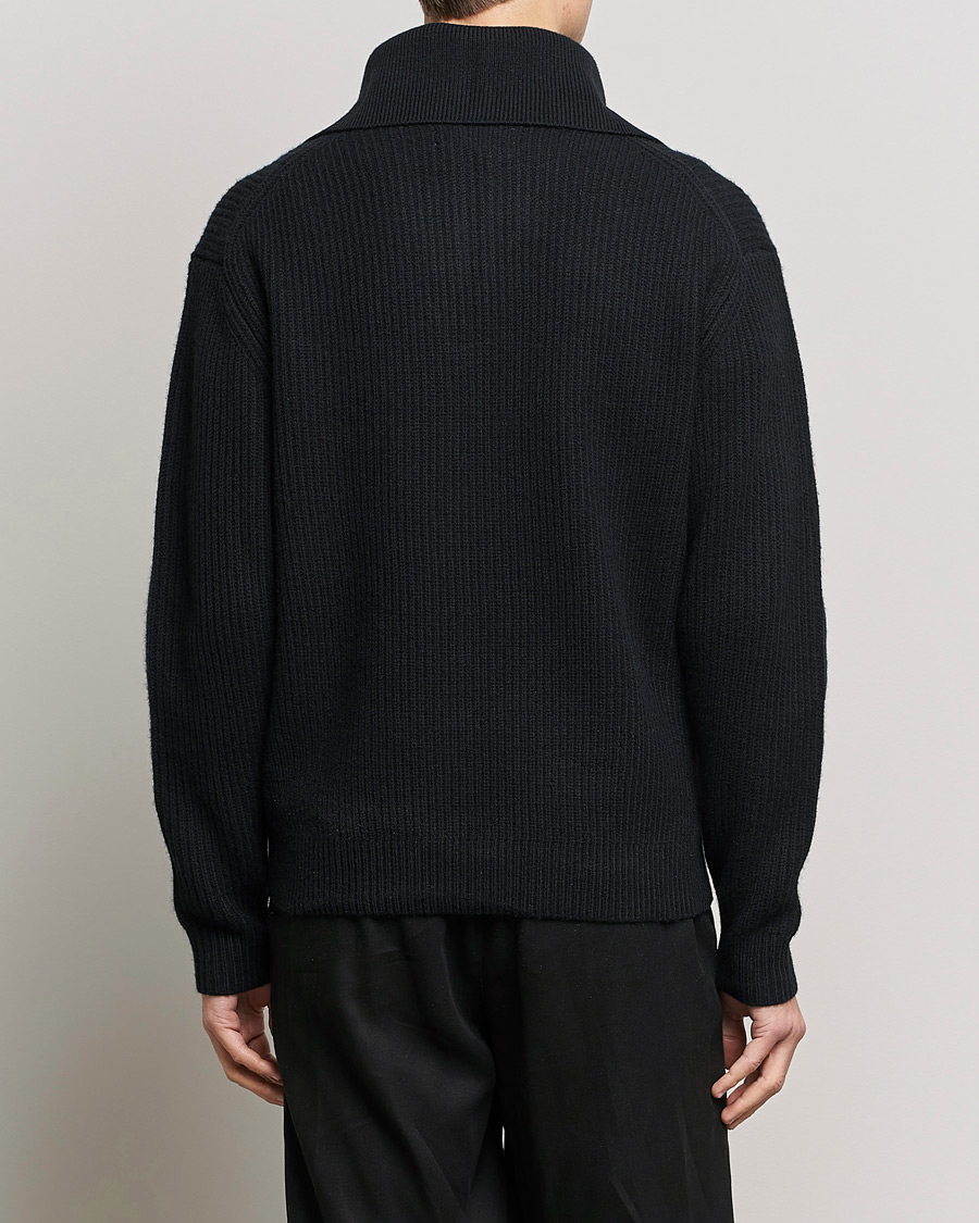 Herre | Trøjer | Samsøe Samsøe | Samsøe & Samsøe Logan Zip Turtle Neck Black