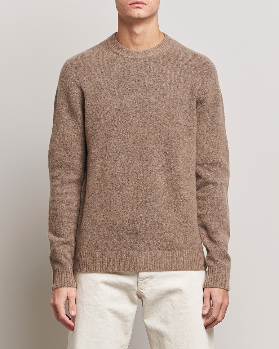 Herre | Trøjer | Samsøe Samsøe | Samsøe & Samsøe Butler Yak Crew Neck Stone Grey