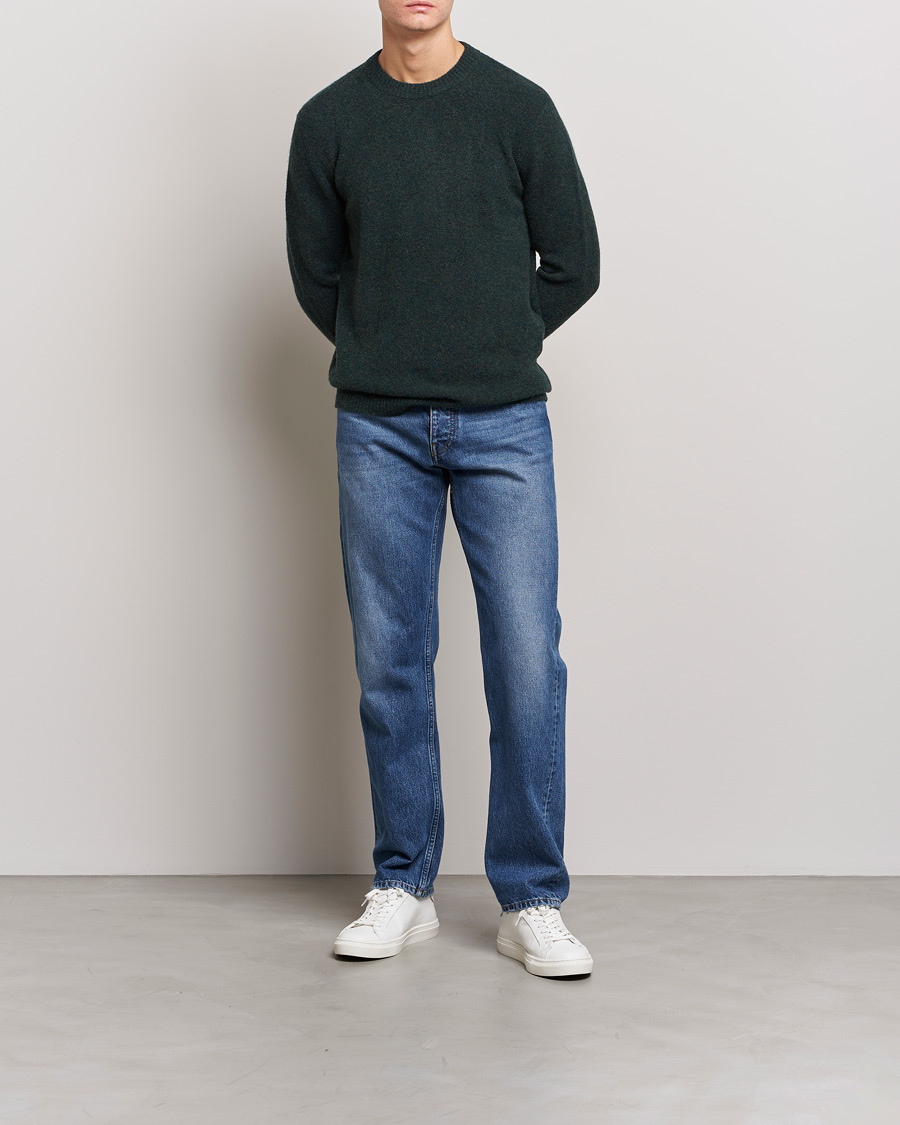 Herre | Trøjer | Samsøe Samsøe | Samsøe & Samsøe Butler Yak Crew Neck Rain Forest