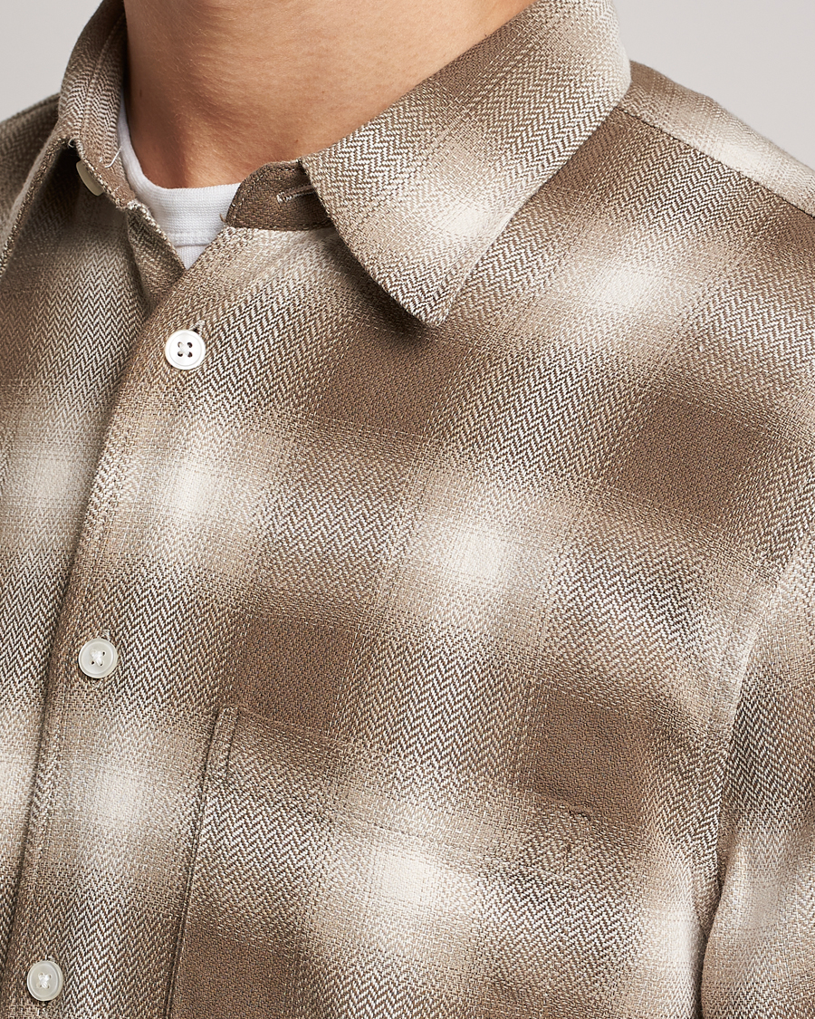 Herre | Skjorter | Samsøe Samsøe | Samsøe & Samsøe Liam Organic Cotton Shirt Stone Gray