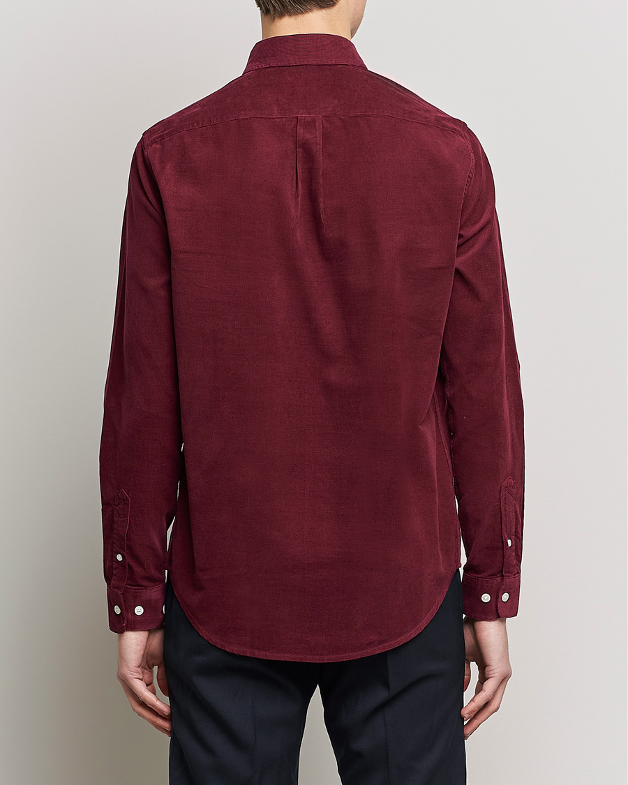 Herre | Skjorter | Samsøe Samsøe | Samsøe & Samsøe Liam Organic Cotton Corduroy Shirt Windsor Wine
