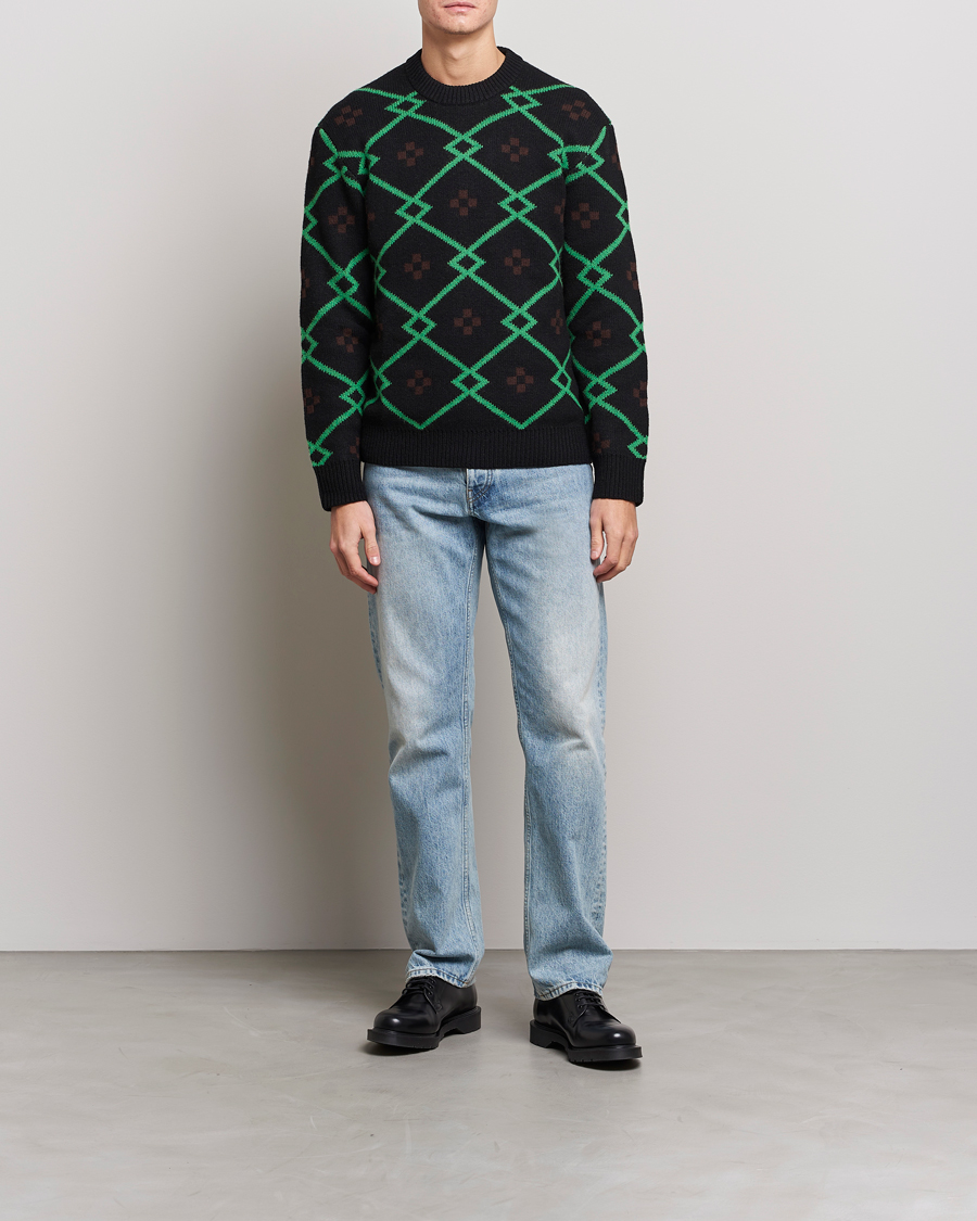 Herre | Trøjer | Samsøe Samsøe | Samsøe & Samsøe Seren Wool Crew Neck Medium Green