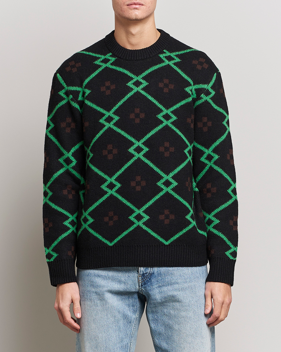 Herre | Trøjer | Samsøe Samsøe | Samsøe & Samsøe Seren Wool Crew Neck Medium Green