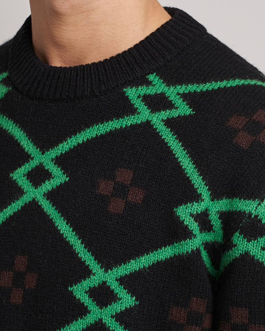 Herre | Trøjer | Samsøe Samsøe | Samsøe & Samsøe Seren Wool Crew Neck Medium Green
