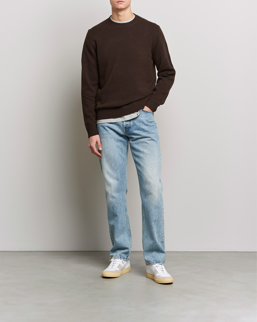 Herre | Trøjer | Samsøe Samsøe | Samsøe & Samsøe Sylli Wool Crew Neck Mole
