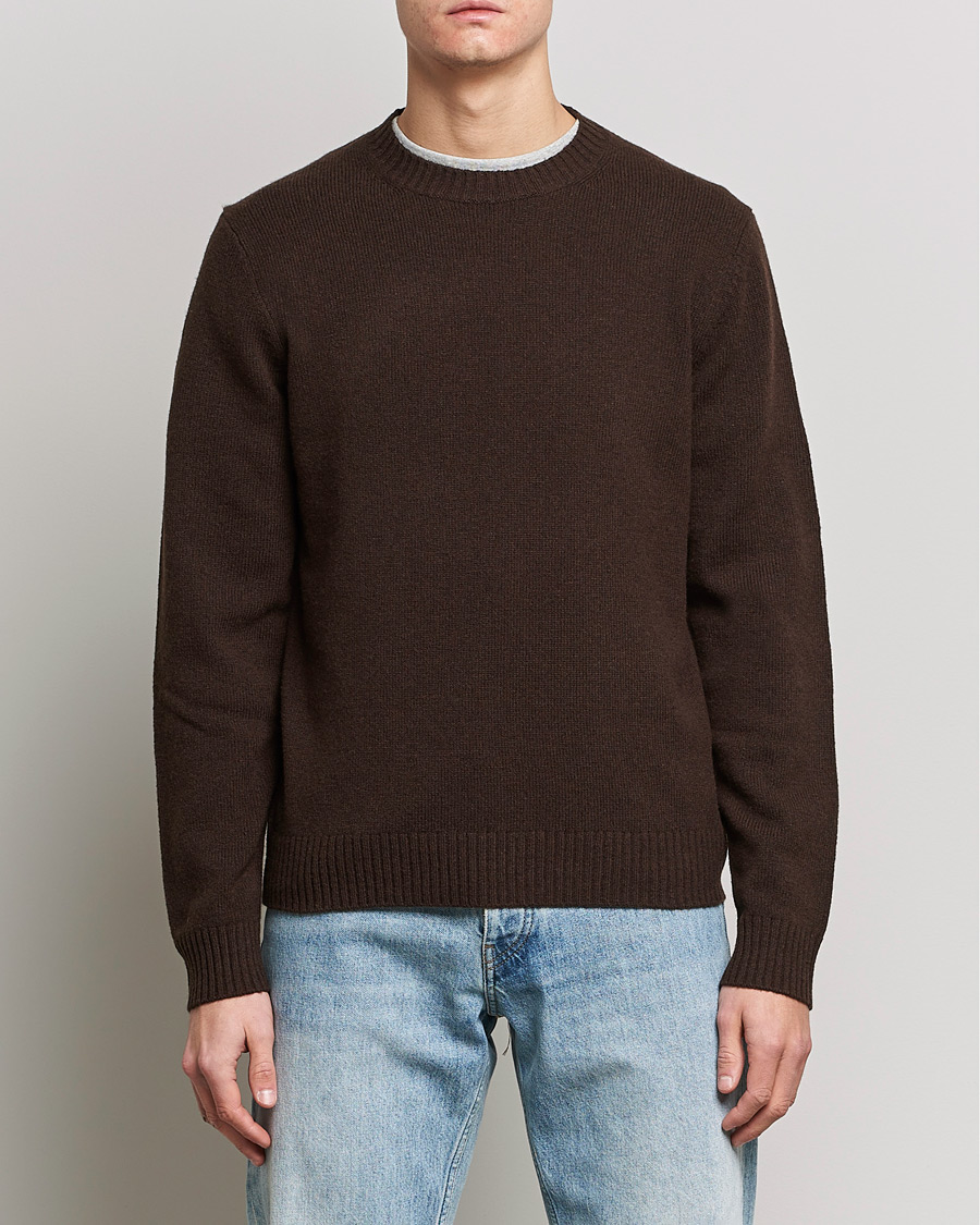 Herre | Trøjer | Samsøe Samsøe | Samsøe & Samsøe Sylli Wool Crew Neck Mole