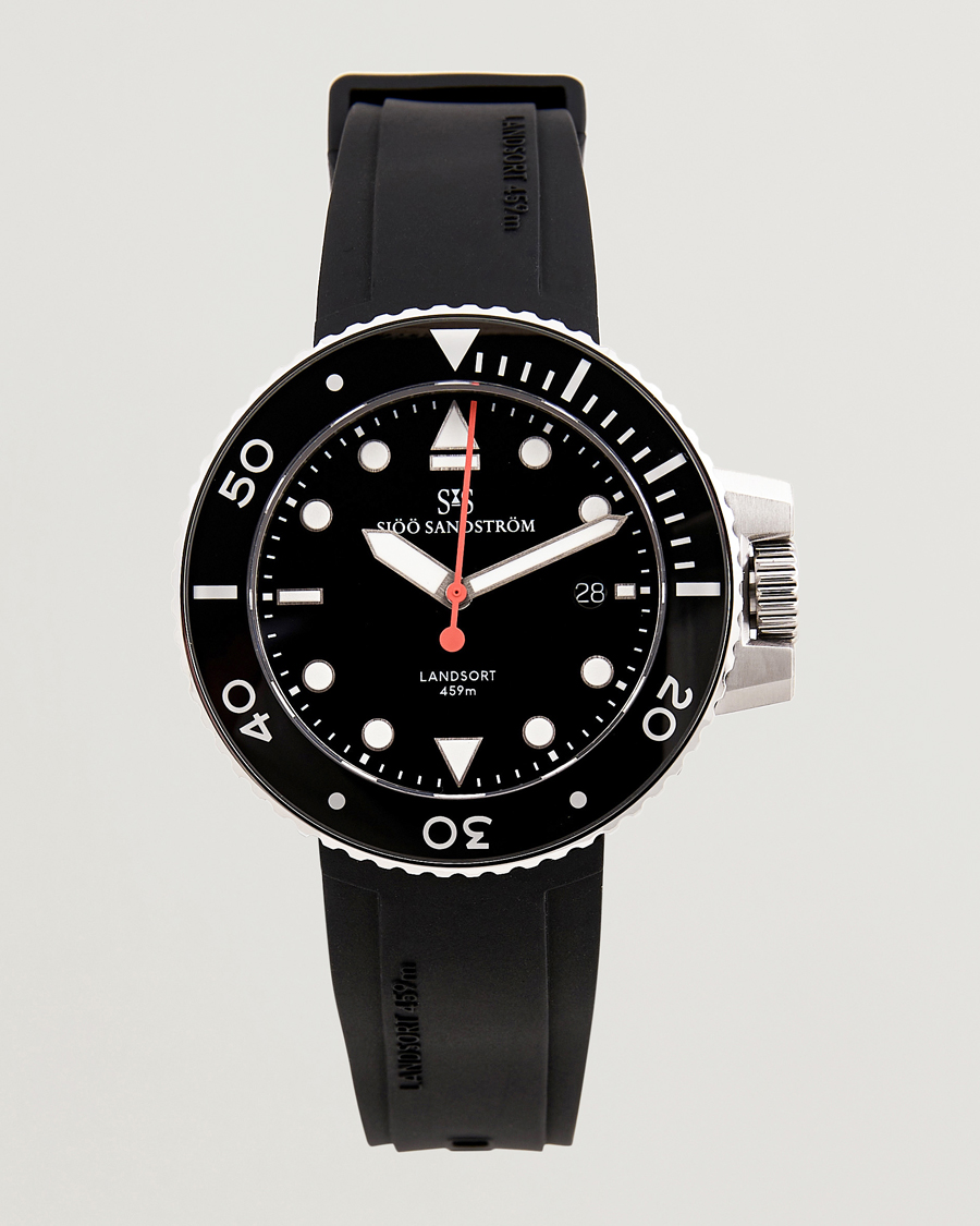 Herre | Ur opbevaring | Sjöö Sandström | Landsort 459m Black