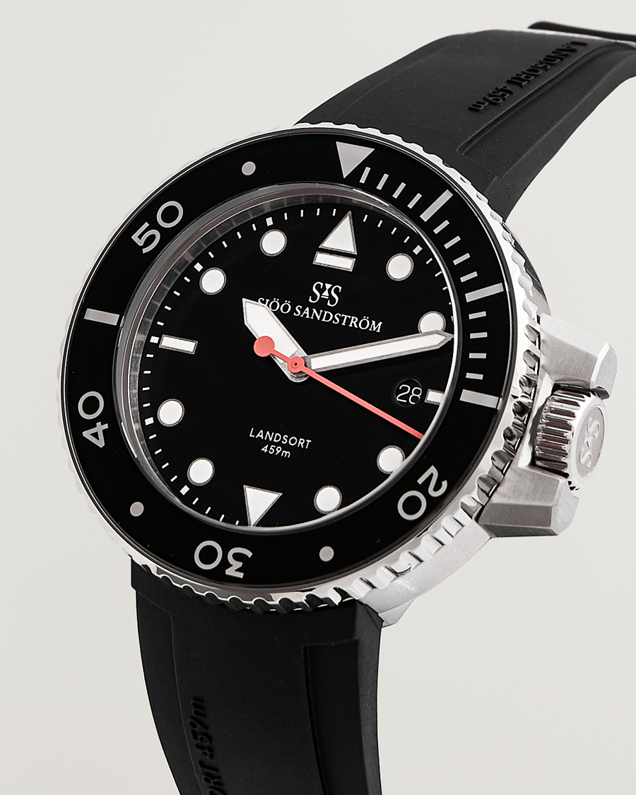 Herre | Ur opbevaring | Sjöö Sandström | Landsort 459m Black