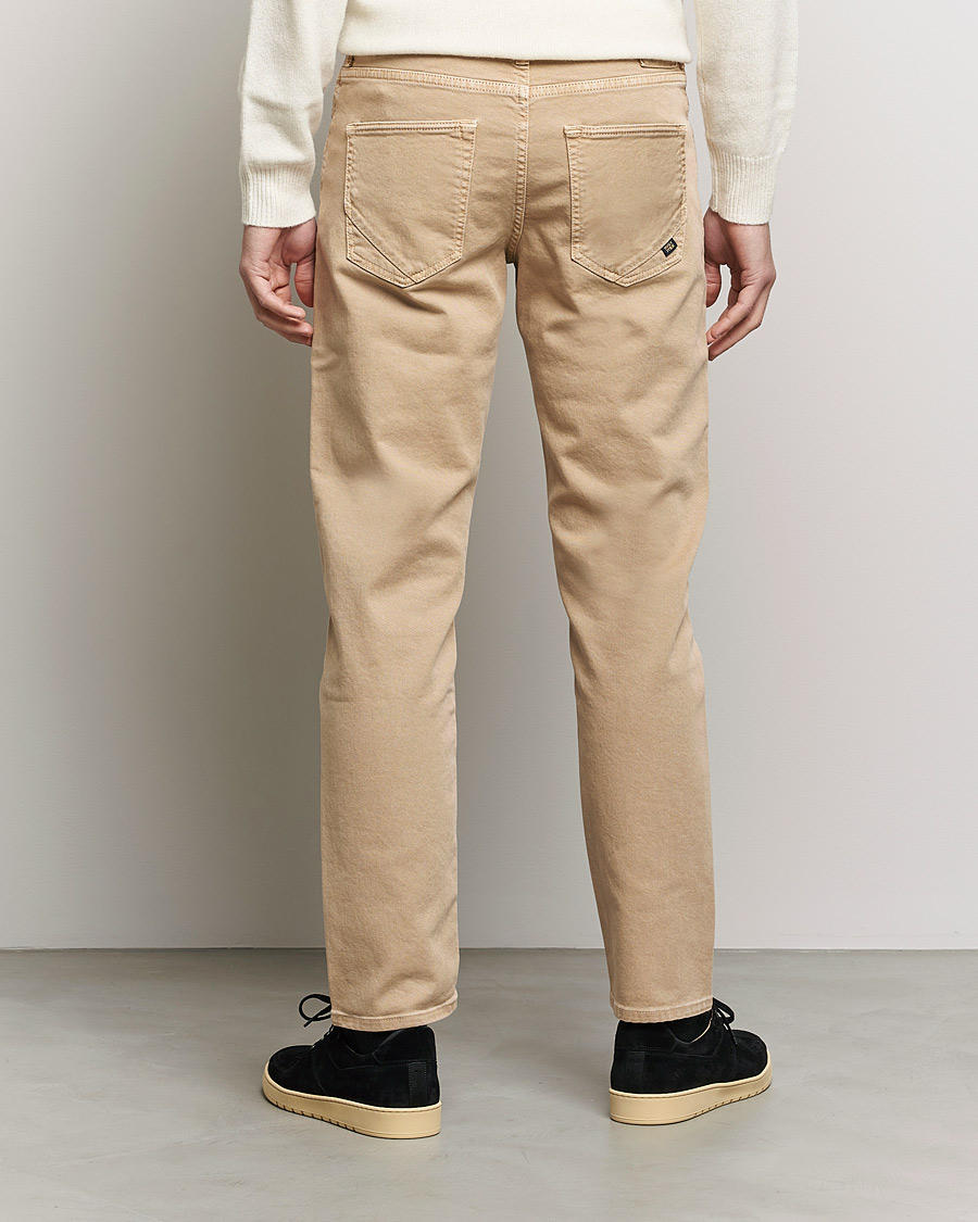 Incotex Bull Denim 5-Pocket Beige - CareOfCarl.dk