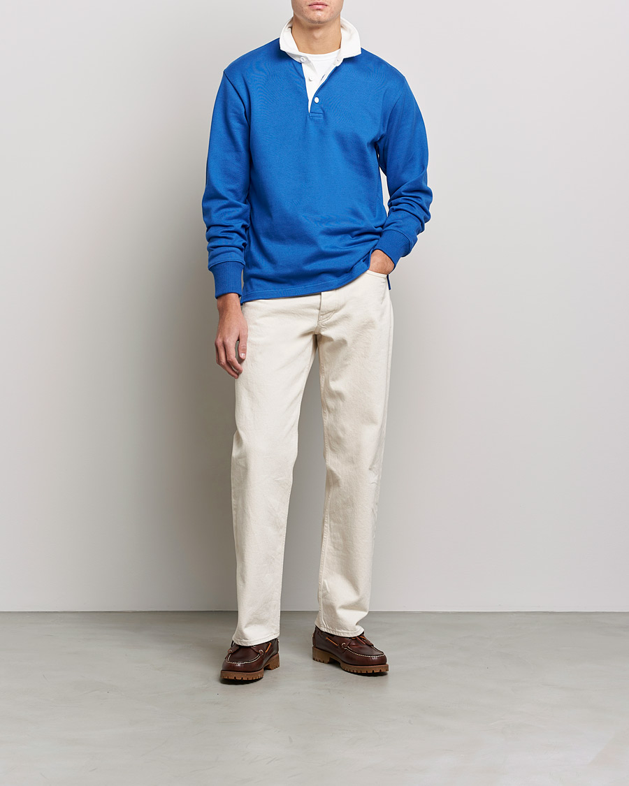 Herre | Trøjer | Rowing Blazers | Ametora Dad Rugby Durham Blue