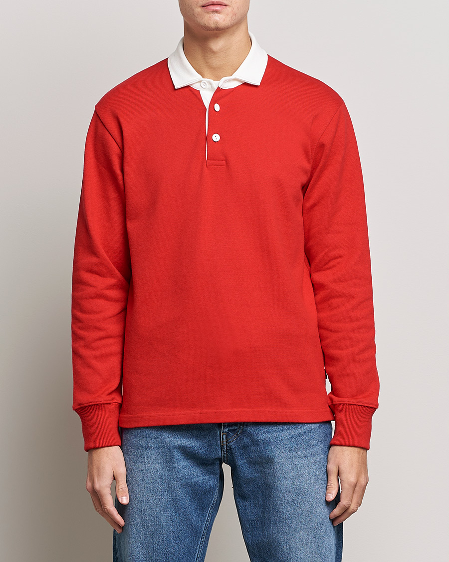 Herre | Trøjer | Rowing Blazers | Ametora Dad Rugby Scarlet