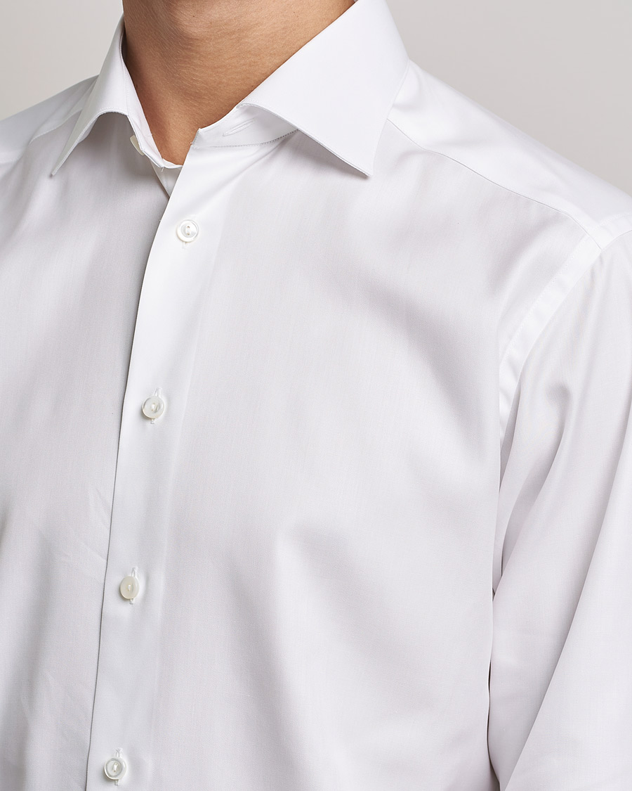 Herre | Skjorter | Eton | Giza 45 Cotton Shirt White