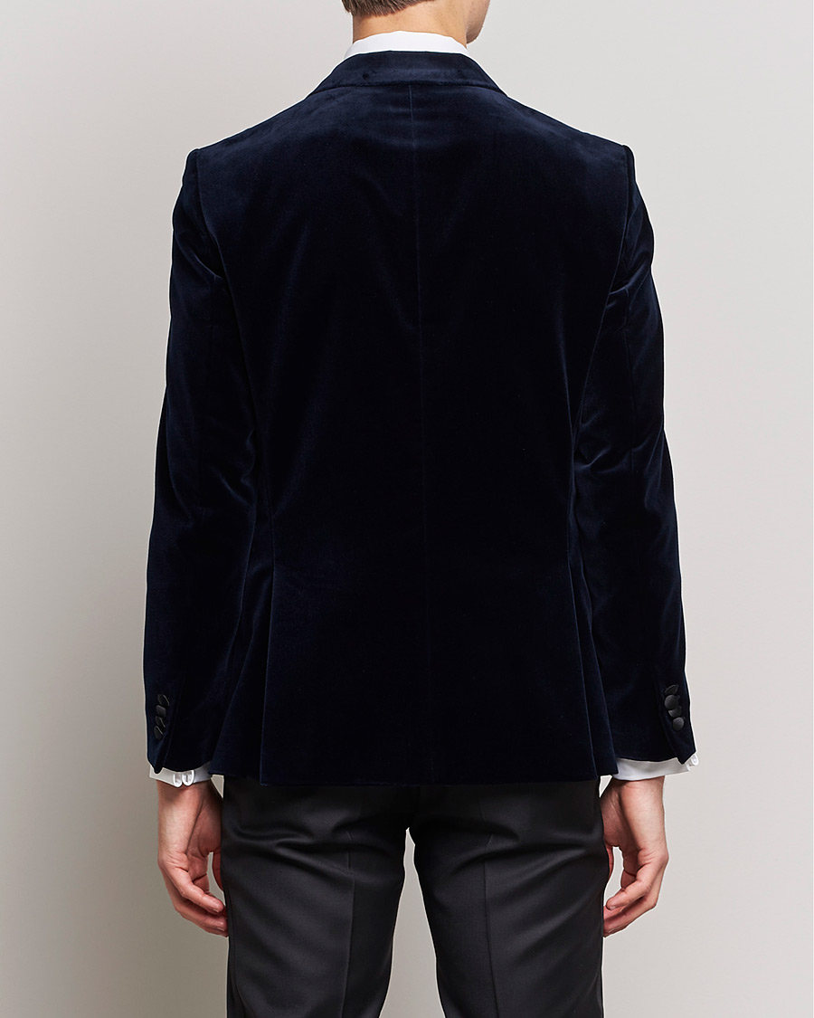 Herre | Blazere & jakker | BOSS BLACK | Hutson Velvet Tuxedo Blazer Dark Blue