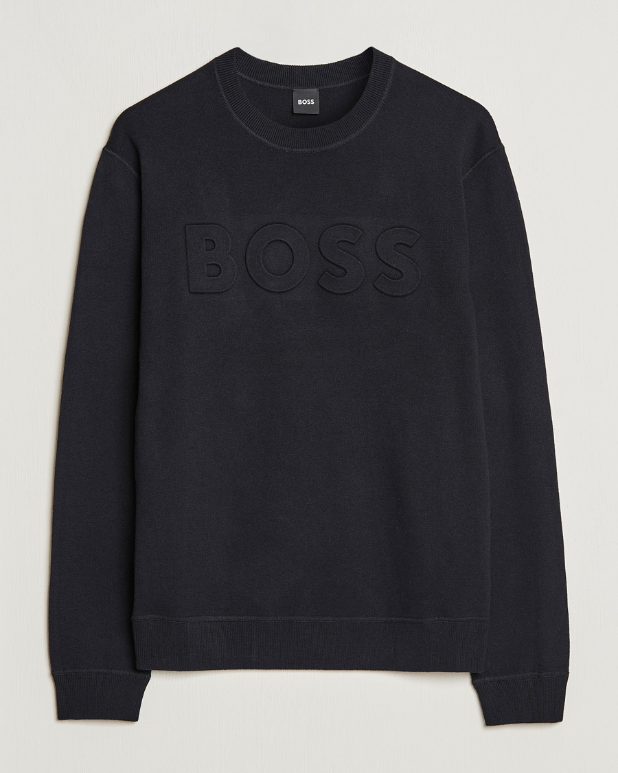 Herre | Trøjer | BOSS BLACK | Foccus Knitted Sweater Black