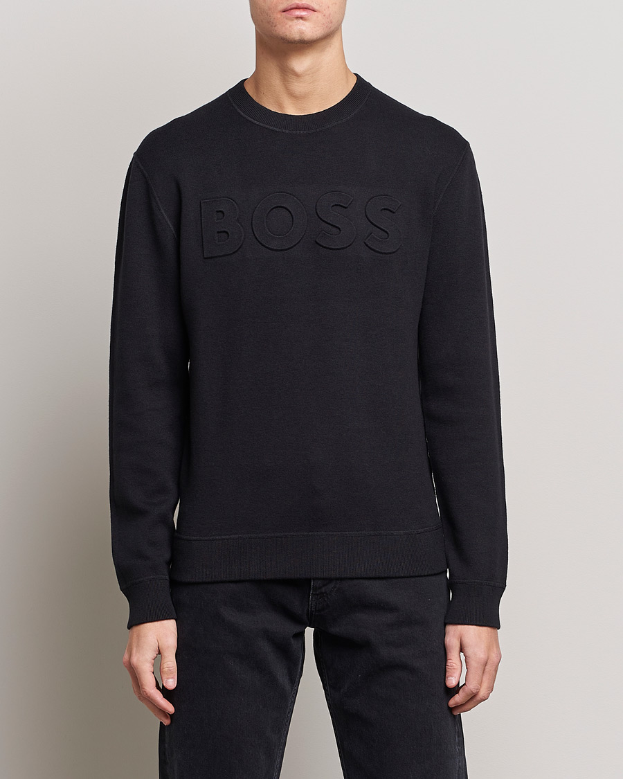 Herre | Trøjer | BOSS BLACK | Foccus Knitted Sweater Black