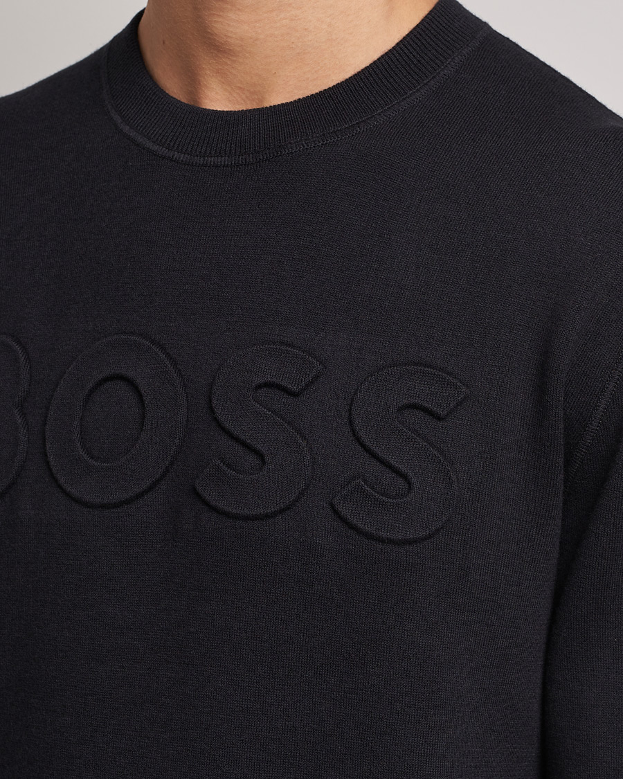 Herre | Trøjer | BOSS BLACK | Foccus Knitted Sweater Black