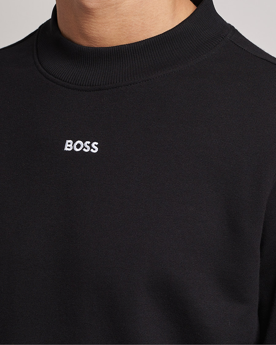 Herre | Trøjer | BOSS GREEN | Salbock Center Logo Sweatshirt Black