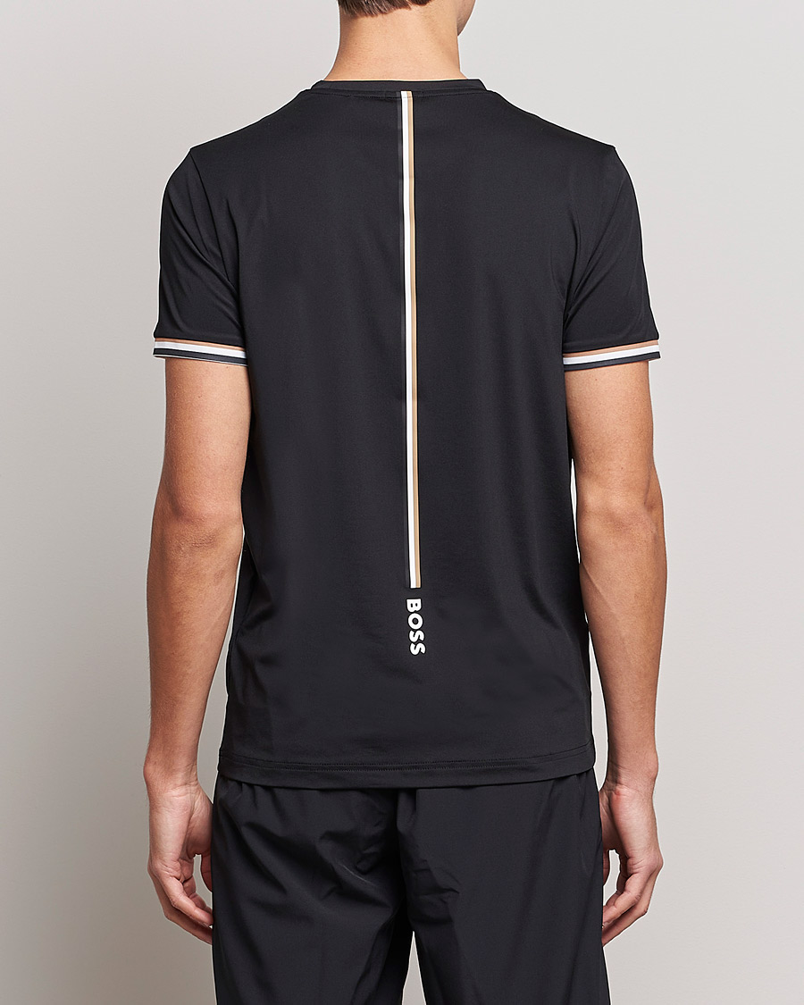 Herre | T-Shirts | BOSS GREEN | Performance MB Crew Neck T-Shirt Black