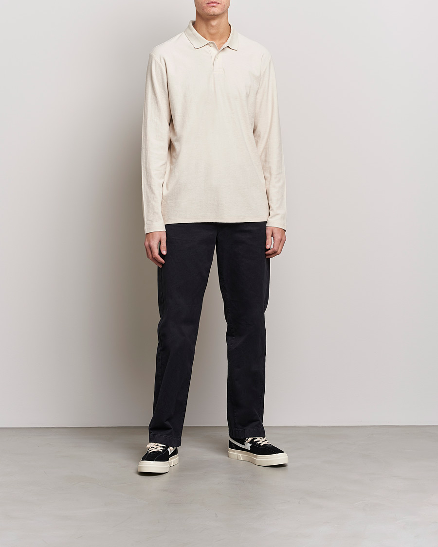 Herre | Trøjer | BOSS ORANGE | Pecollege Knitted Polo Open White