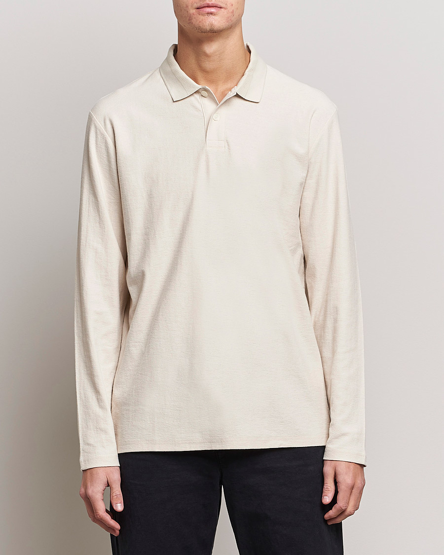 Herre | Strikkede polotrøjer | BOSS ORANGE | Pecollege Knitted Polo Open White