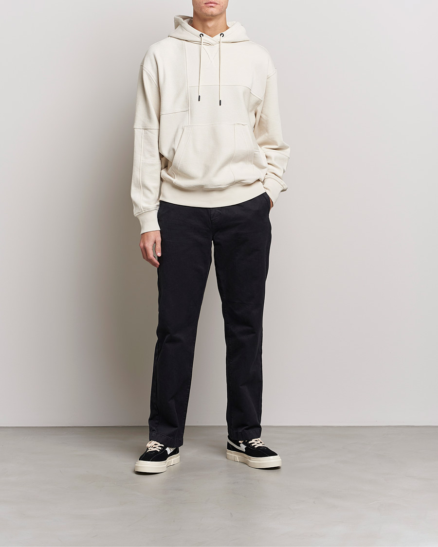 Herre | Trøjer | BOSS ORANGE | W Patch Hoodie Open White