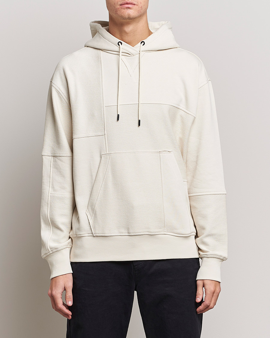 Herre | Trøjer | BOSS ORANGE | W Patch Hoodie Open White