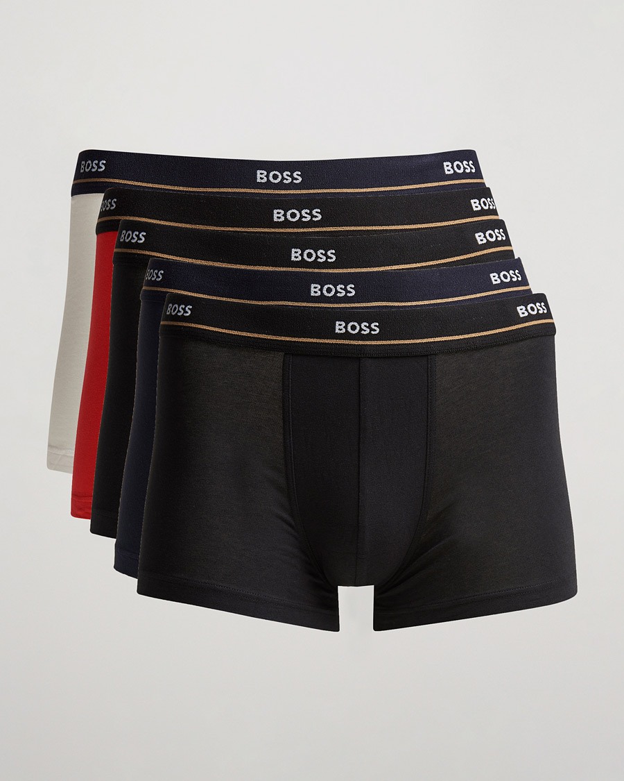Herre | Undertøj | BOSS BLACK | 5-Pack Trunk Boxer Shorts Multi