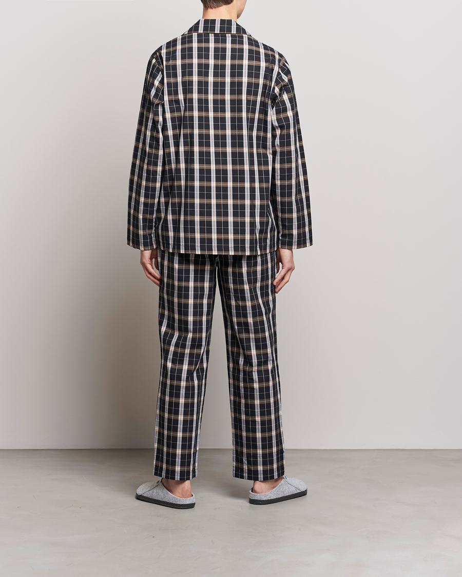 Herre | Pyjamas | BOSS BLACK | Urban Checked Pyjama Set Black/Beige