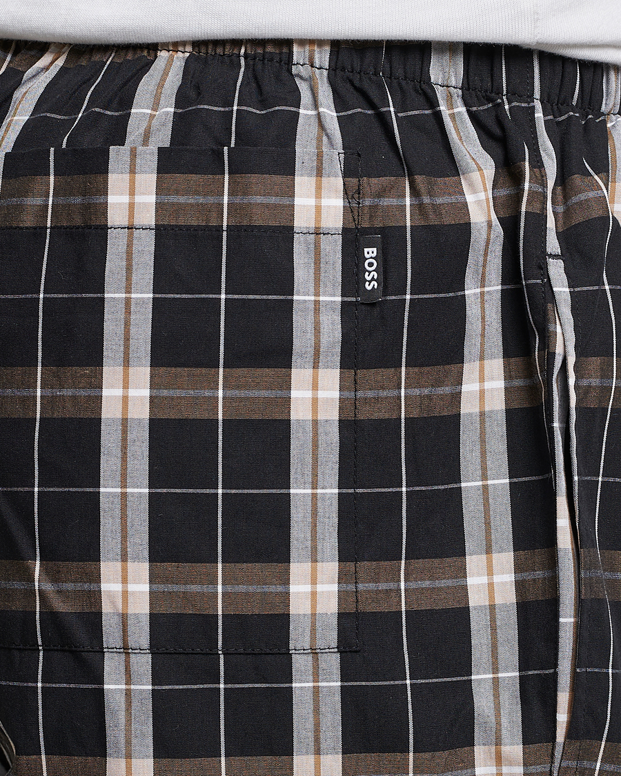 Herre | Pyjamas & Morgenkåber | BOSS BLACK | Urban Checked Pyjama Set Black/Beige