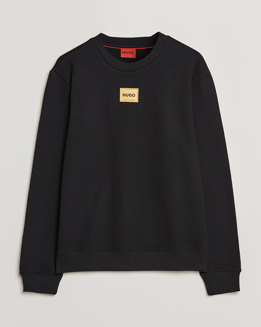 Herre | Trøjer | HUGO | Diragol Crew Neck Sweatshirt Black