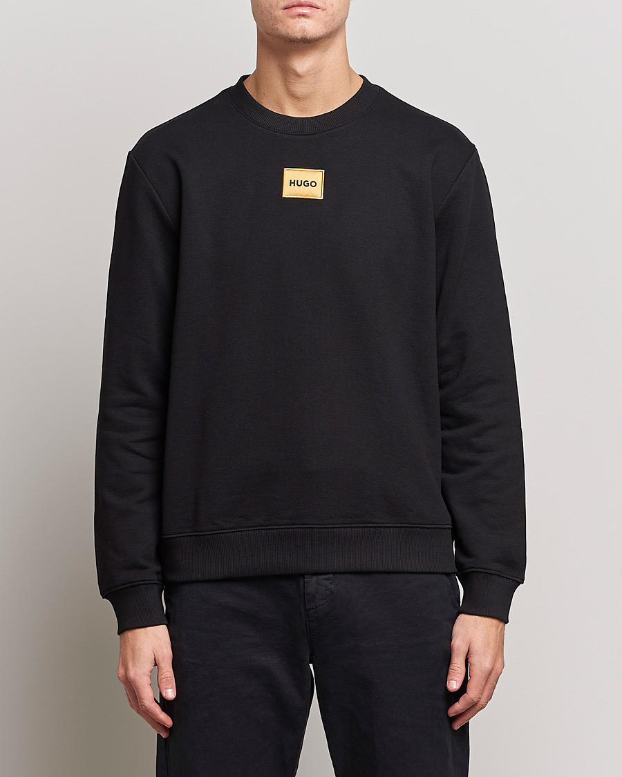 Herre | Trøjer | HUGO | Diragol Crew Neck Sweatshirt Black