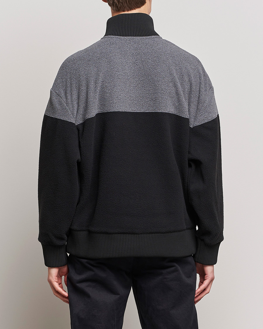 Herre | Trøjer | HUGO | Dorpin Half Zip Sweater Black