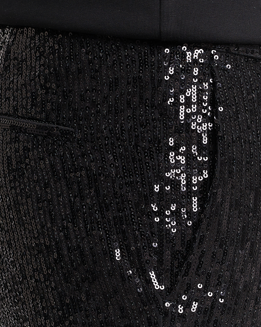 Herre | Bukser | HUGO | Hesten Shiny Tuxedo Trousers Black