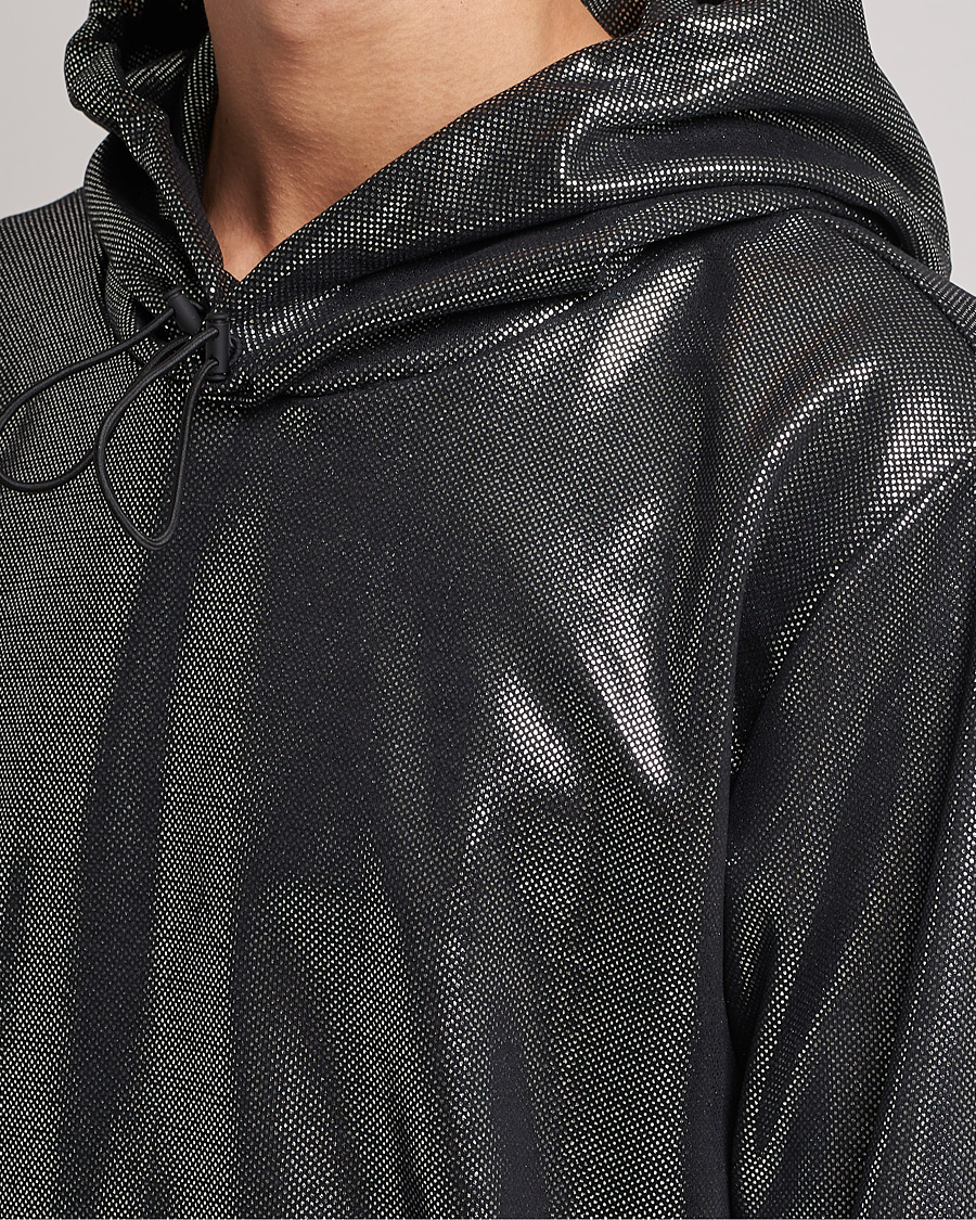 Herre | Trøjer | HUGO | Descolar Shiny Hoodie Black