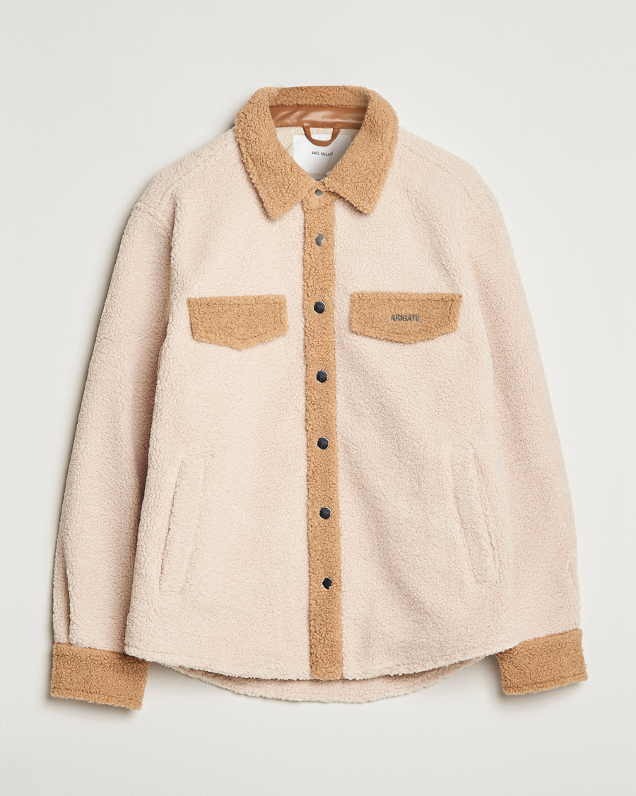 Herre | Jakker | Axel Arigato | Aspen Colorblock Overshirt Pale Beige