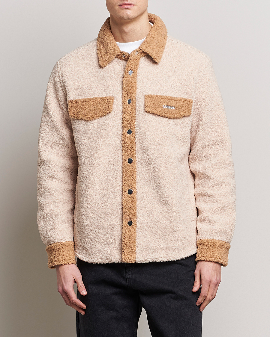 Herre | Jakker | Axel Arigato | Aspen Colorblock Overshirt Pale Beige