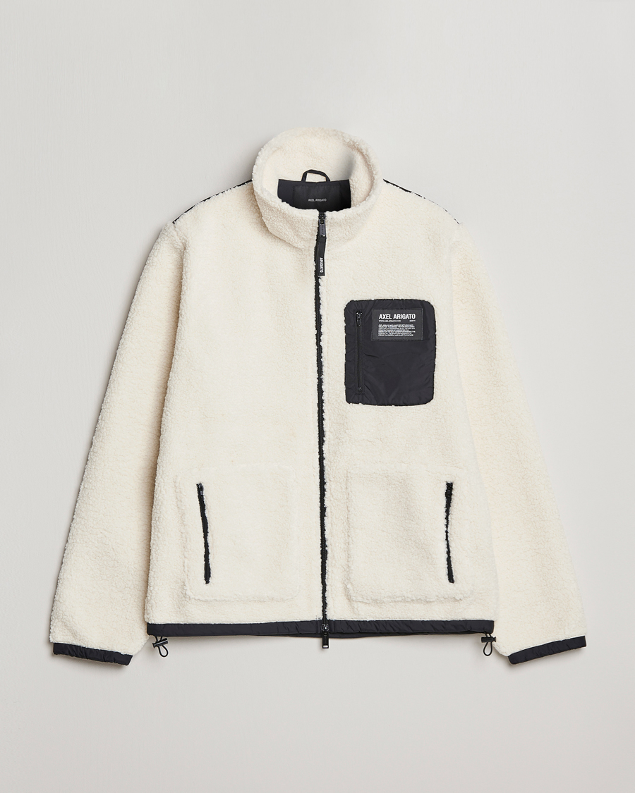 Herre | Trøjer | Axel Arigato | Billie Fleece Jacket Ecru