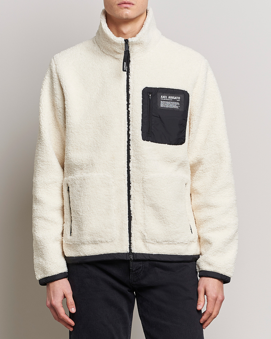 Herre | Afdelinger | Axel Arigato | Billie Fleece Jacket Ecru