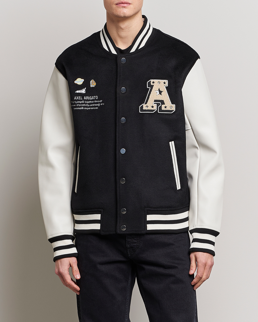 Herre | Axel Arigato | Axel Arigato | Arigato Space Academy Varsity Jacket Black