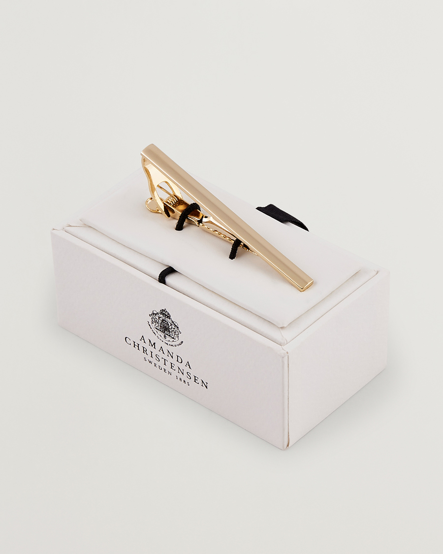 Herre | Slips | Amanda Christensen | Tie Clip Gold