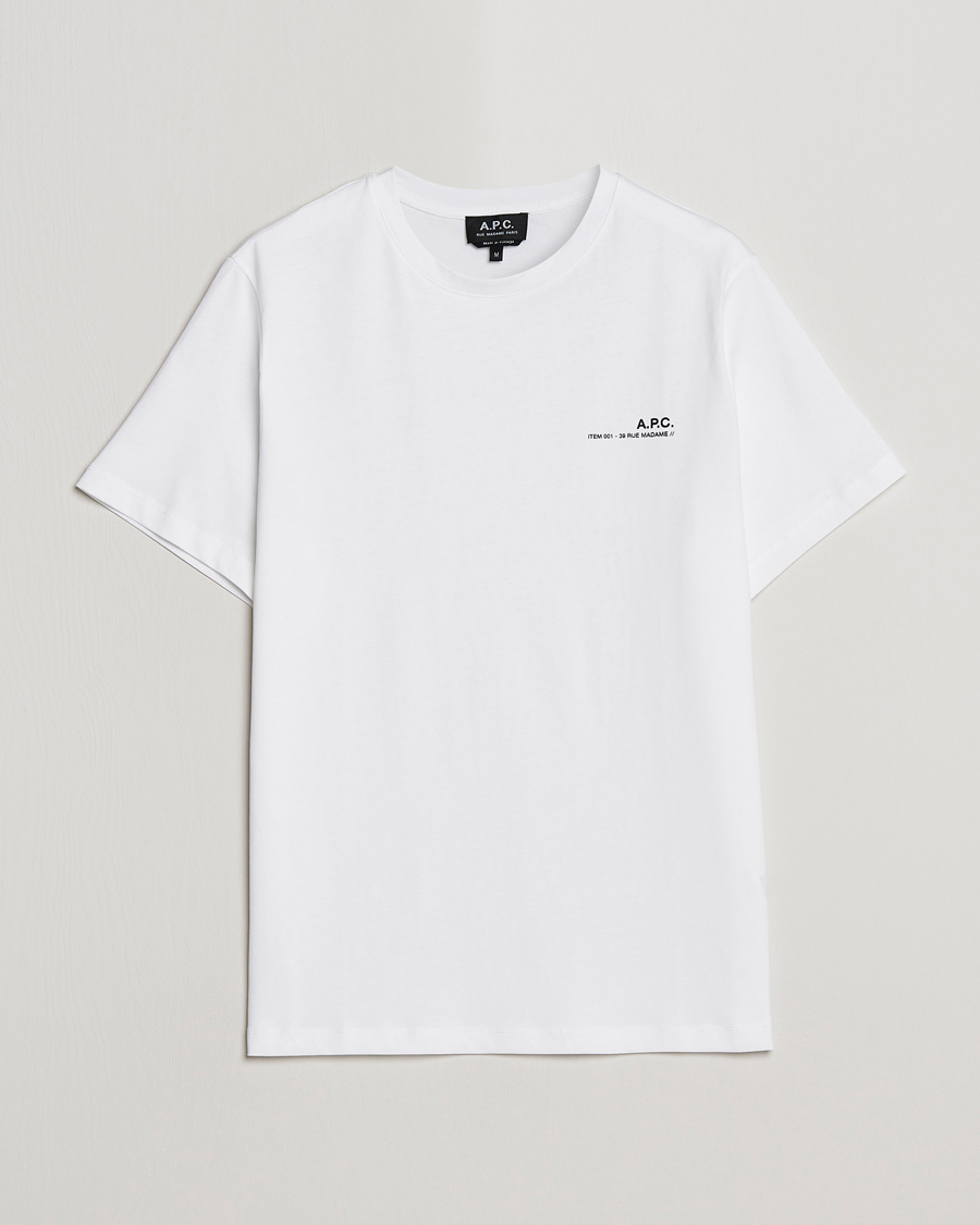 Herre |  | A.P.C. | Item T-Shirt White