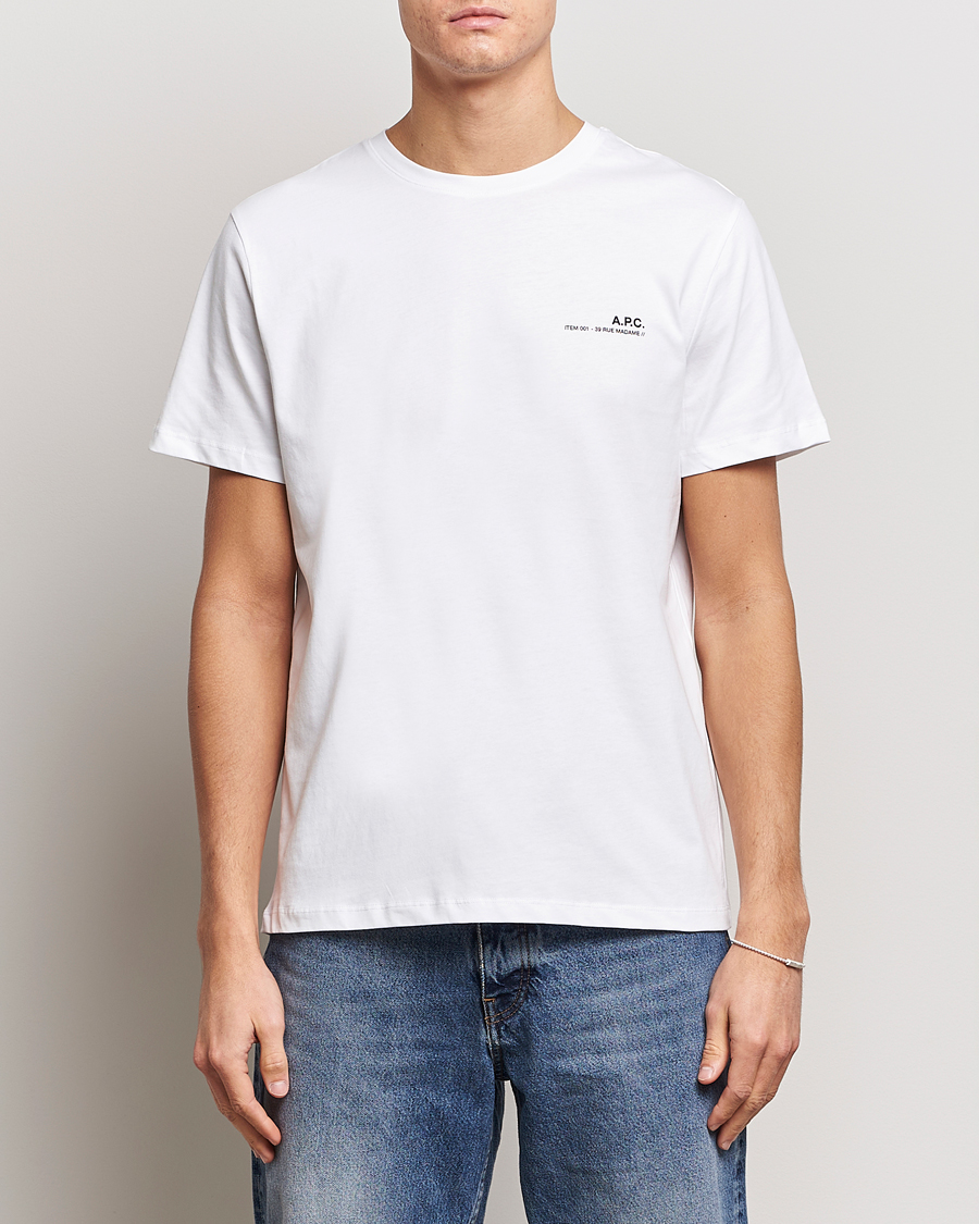 Herre | Afdelinger | A.P.C. | Item T-Shirt White