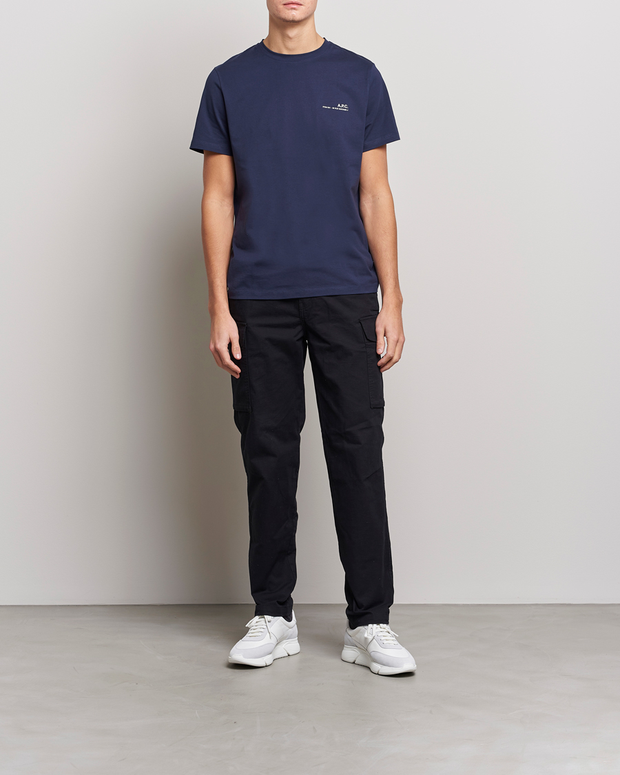 Herre | T-Shirts | A.P.C. | Item T-Shirt Navy