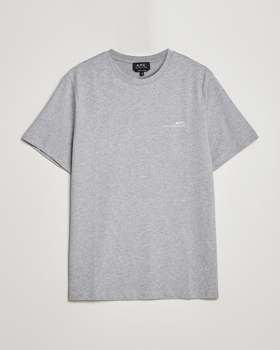 Herre |  | A.P.C. | Item T-Shirt Heather Grey