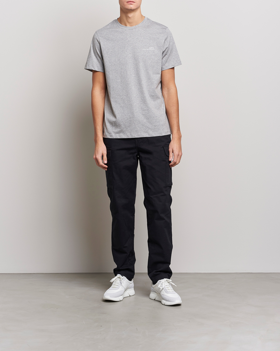 Herre | T-Shirts | A.P.C. | Item T-Shirt Heather Grey