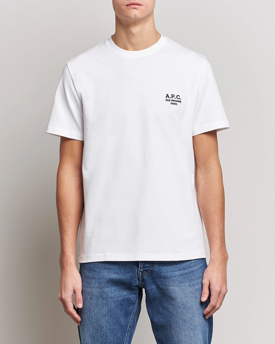 Herre | Kortærmede t-shirts | A.P.C. | Raymond T-Shirt White