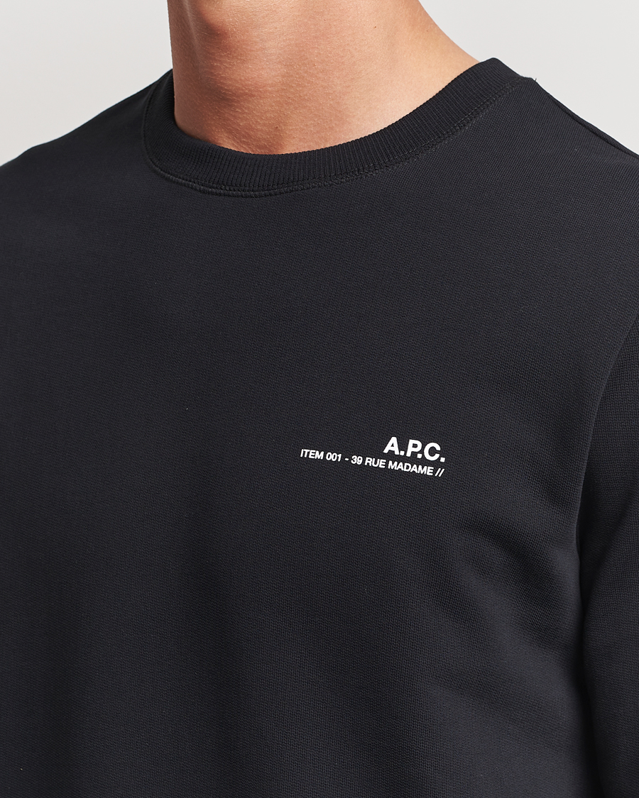 Herre | Trøjer | A.P.C. | Item Sweatshirt Black