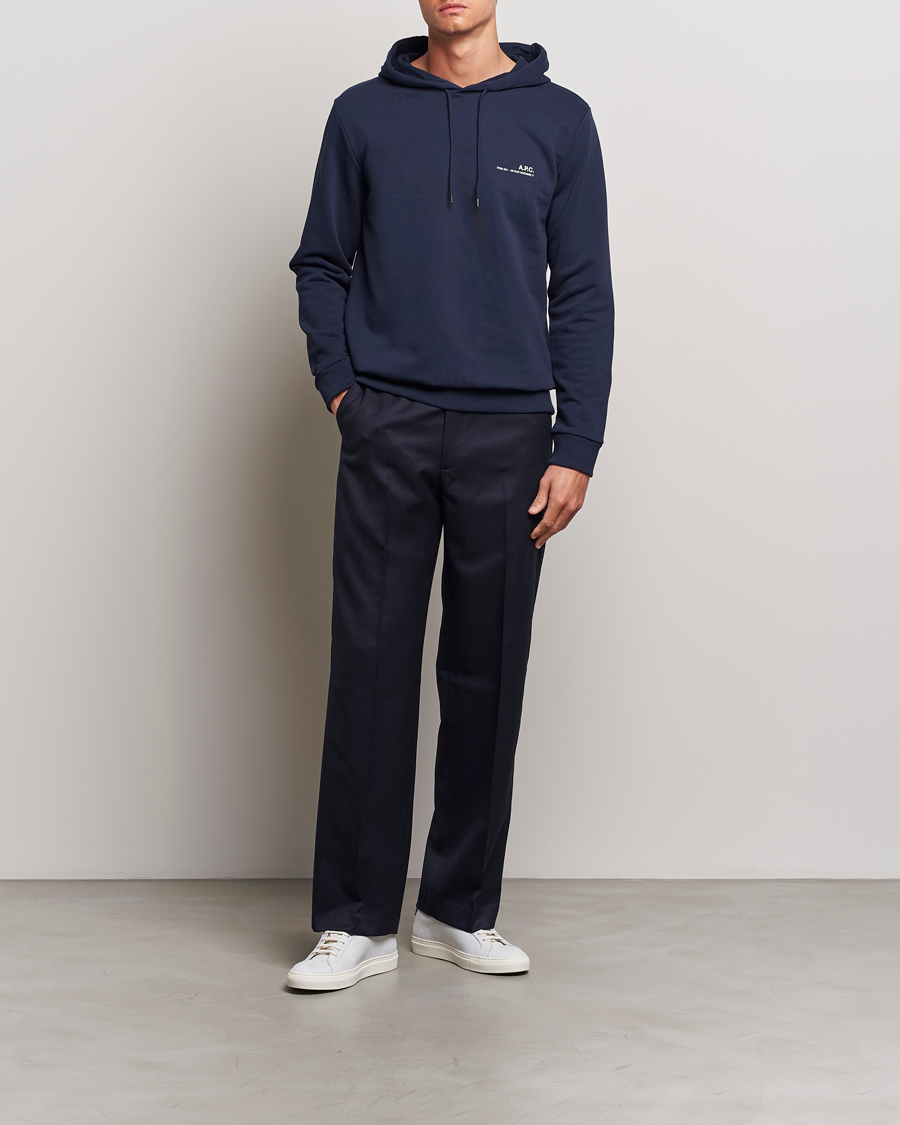 Herre | Trøjer | A.P.C. | Item Hoodie Navy